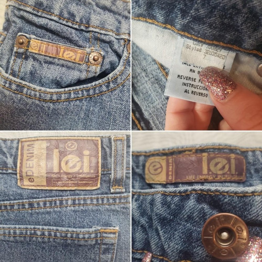 l.e.i. Jeans eDenim Mini Skirt - Picture 3 of 3